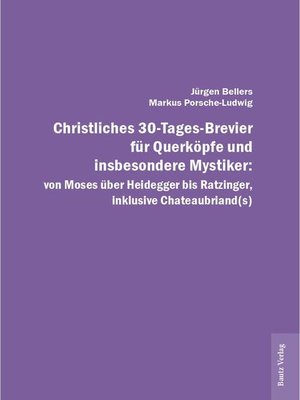 cover image of Christliches 30-Tages-Brevier für Querköpfe und insbesondere Mystiker